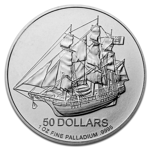 Cook Islands Palladium 1 Ounce Divers | Muntzijde | goud999
