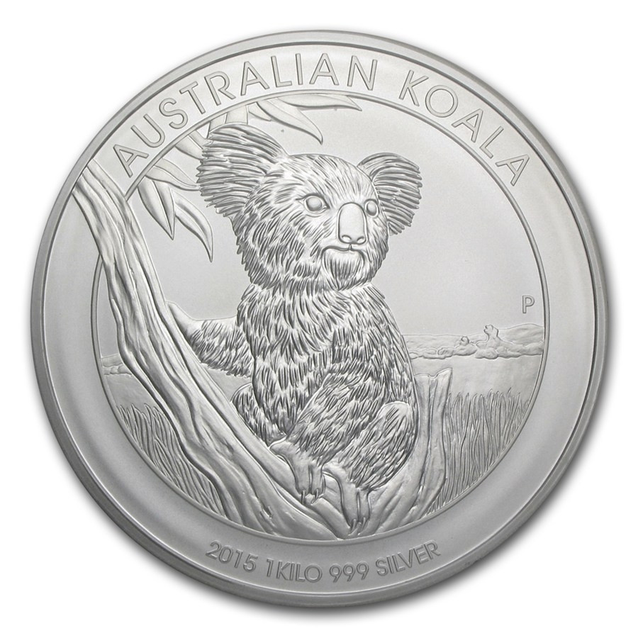 Koala Zilver 1 kilogram 2015 | Muntzijde | Goud999