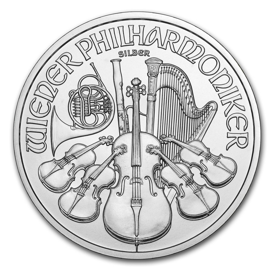 Philharmoniker zilver 1 ounce diverse jaren | Muntzijde | goud999