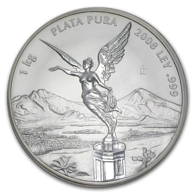 Mexicaanse Libertad Zilver 1 Kilogram 2008 Proof Like | Muntzijde| goud999
