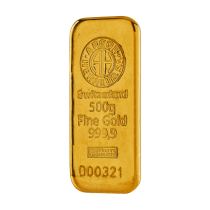 Goudbaar ARGOR 500 gram LBMA | Umicore 999,9/1000 | goud999