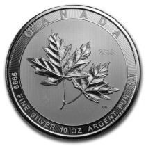 Magnificent Maple Leaves Zilver 10 Ounce 2018|goud999