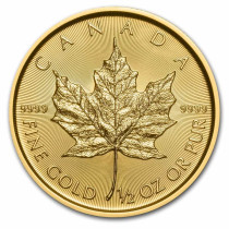 Maple Leaf Goud 1/2 Ounce Divers | Bullion | Goud | goud999