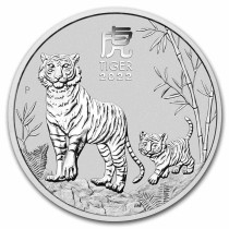 Lunar III Tiger Zilver 5 Ounce 2022 | goud999