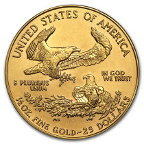 American Gold Eagle 25 dollar 1/2 Ounce | Muntzijde | goud999