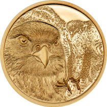 Mongolian Falcon Goud 1 Ounce 2023 | Hoofdzijde| Goud | goud999
