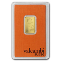 Goudbaar VALCAMBI 5 gram 999,9/1000 | Baar | goud999