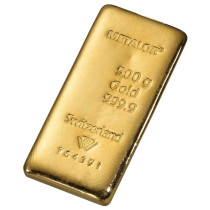Goudbaar LBMA 500 gram LBMA | goud999