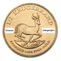 Krugerrand Goud 1/2 Ounce diverse jaargangen | Muntzijde | goud999
