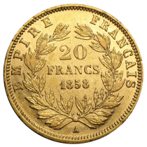 Napoleon Goud 20 Frank | Muntzijde | goud999