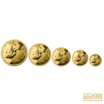 Panda Serie  | Muntzijde | goud999