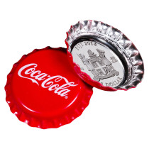 Coca Cola Bottle Cap Zilver 6 gram 2018 PROOF| Bottle Cap | goud999