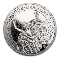 St. Helena - Queen's Virtues Platina 1 Ounce 2021
