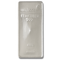 Zilverbaar 5 Kilogram Umicore - incl 21% BTW | goud999