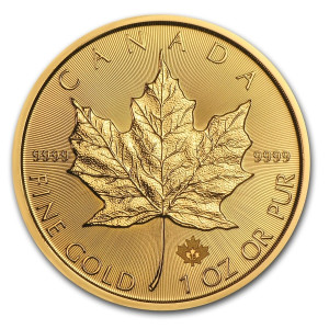 Maple Leaf Goud 1 Ounce Diverse Jaargangen | Muntzijde | goud999