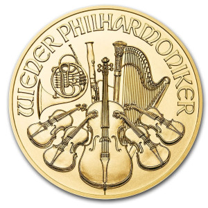 Philharmoniker Goud 1/10 Ounce | Muntzijde | Goud999